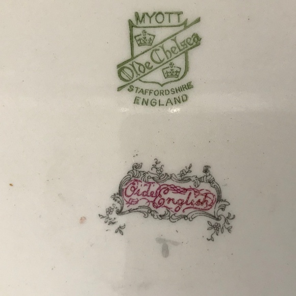 Vintage Rare Myott Staffordshire Olde Chelsea - Olde English Oval Platter - Picture 5 of 7